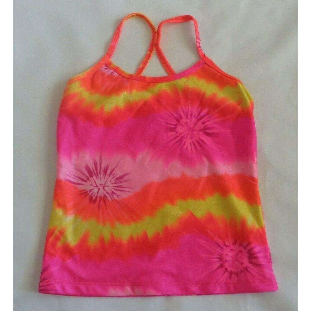 Trendy Trends Pink Orange Yellow Dance Cami Tank